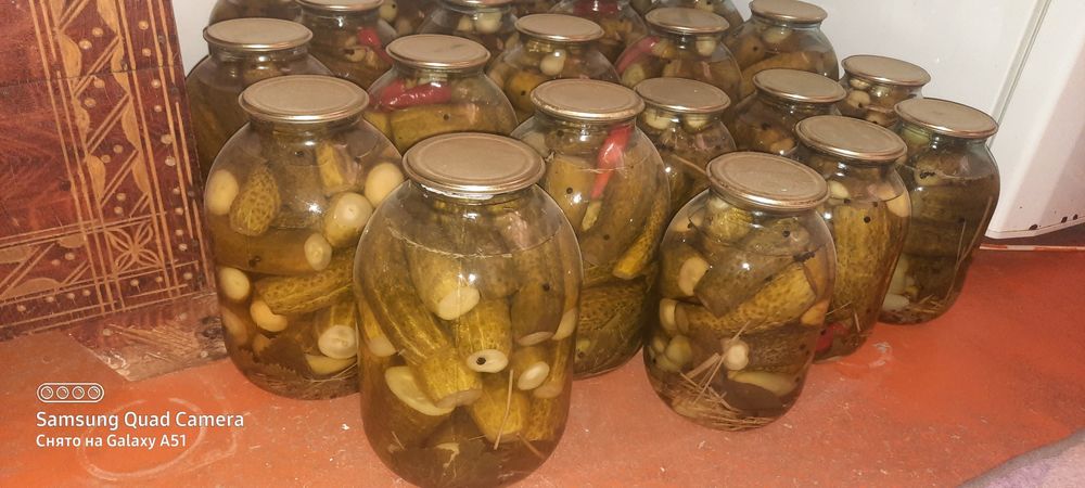 1500тг ден солённый огуртцы 3л