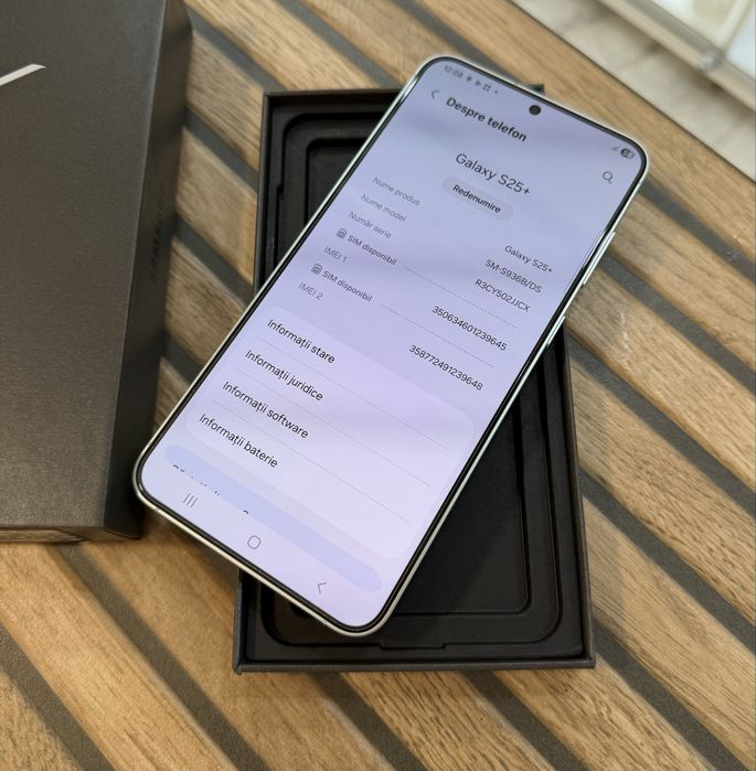 Galaxy S25 Plus 5G 256GB. 12 GB RAM. IMPECABIL !