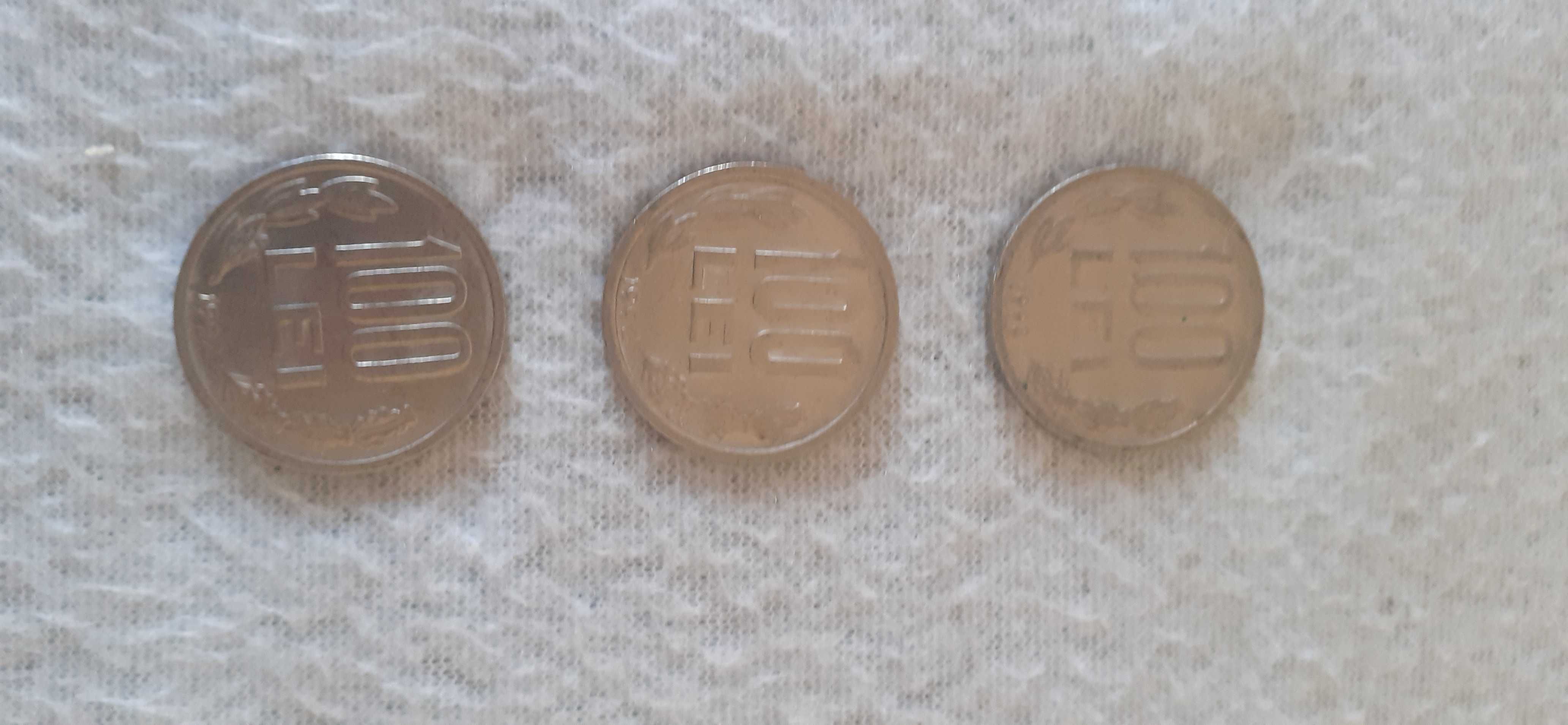 10 monezi/monede/moneda 100 lei Mihai Viteazul 92 , 93 , 94