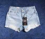 НОВИ Levi's / Levis 501 Shorts ОРИГИНАЛНИ дамски къси дънки - 28 и 32
