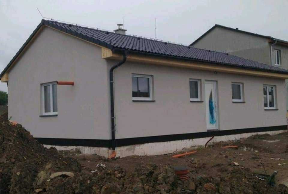 Casa, garaje auto pe structura metalica si panou sandwich termoizolant