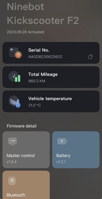 Trotinetă Segway Ninebot F2