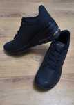 Skechers cu calcai inalt negrii