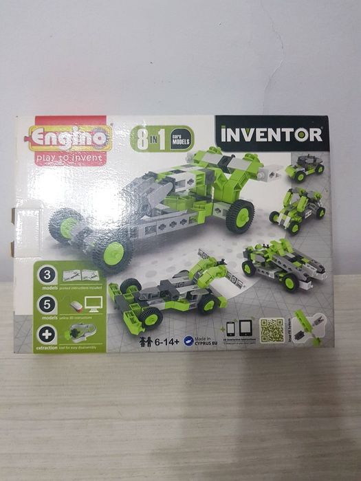 INVENTOR - kit construcție 8 mașini
