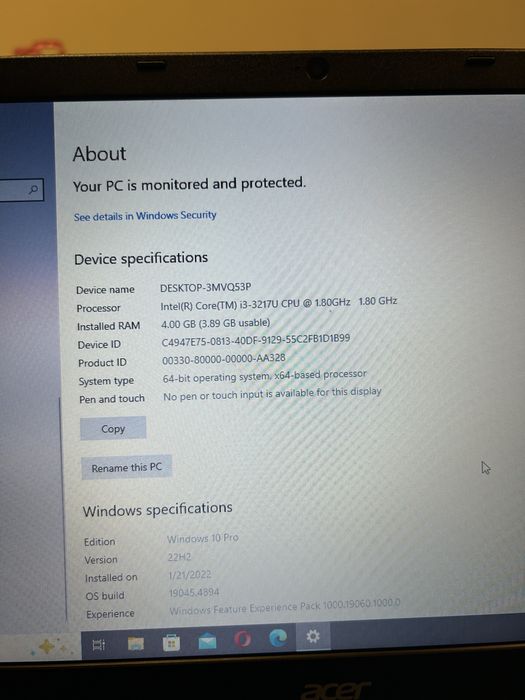 Лаптоп Acer Aspire E1-570