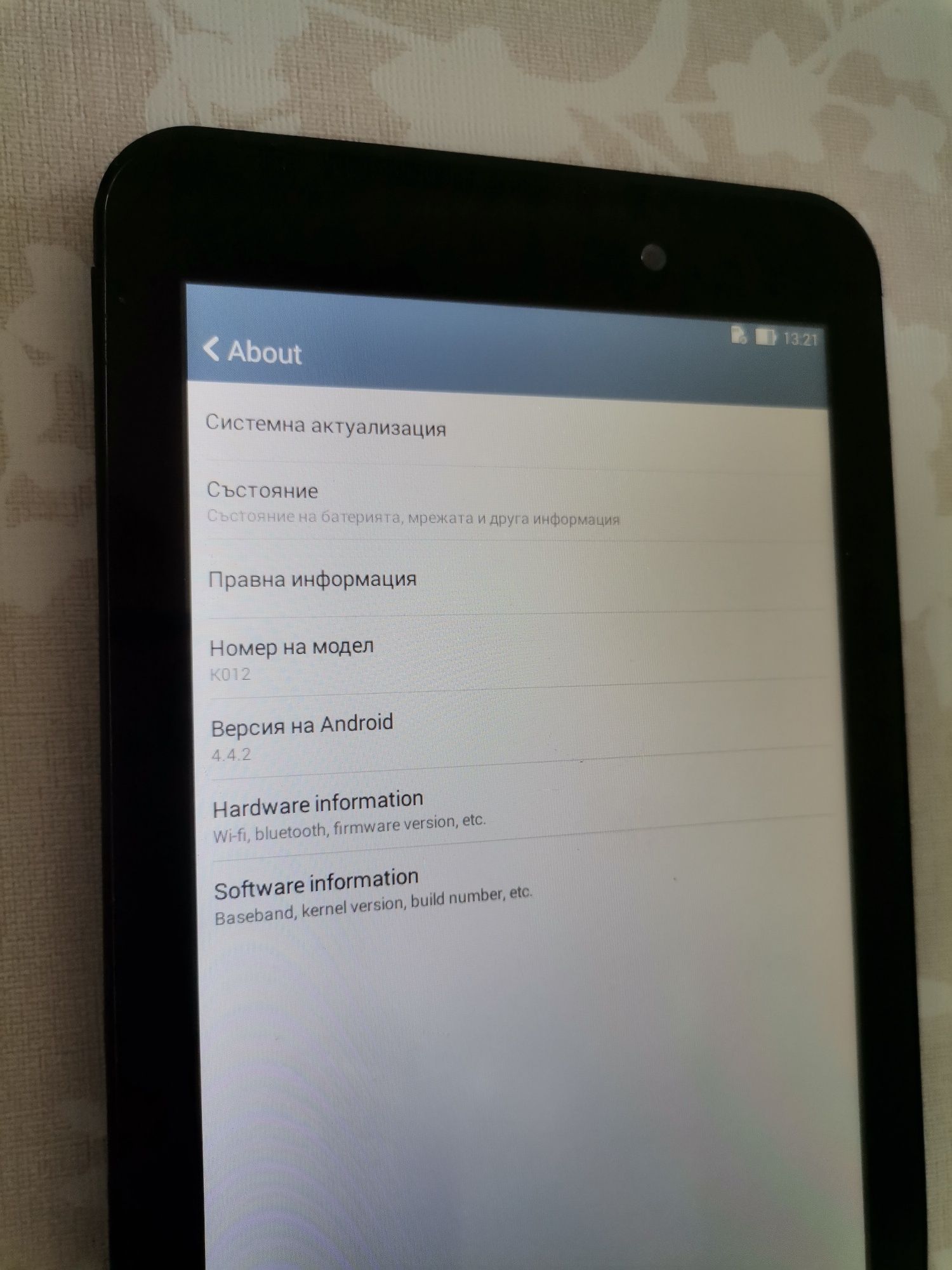 Таблет Asus Fonepad K012