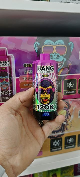 Vape 120.000 Puffs 5 Arome Reincarcabil Display Display