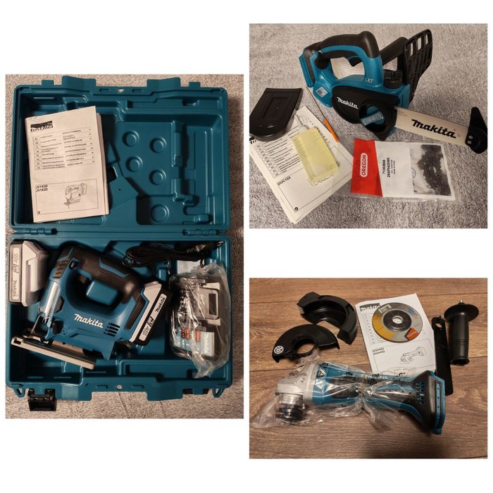 Set scule Makita 18 V, accesorii, incarcatoare