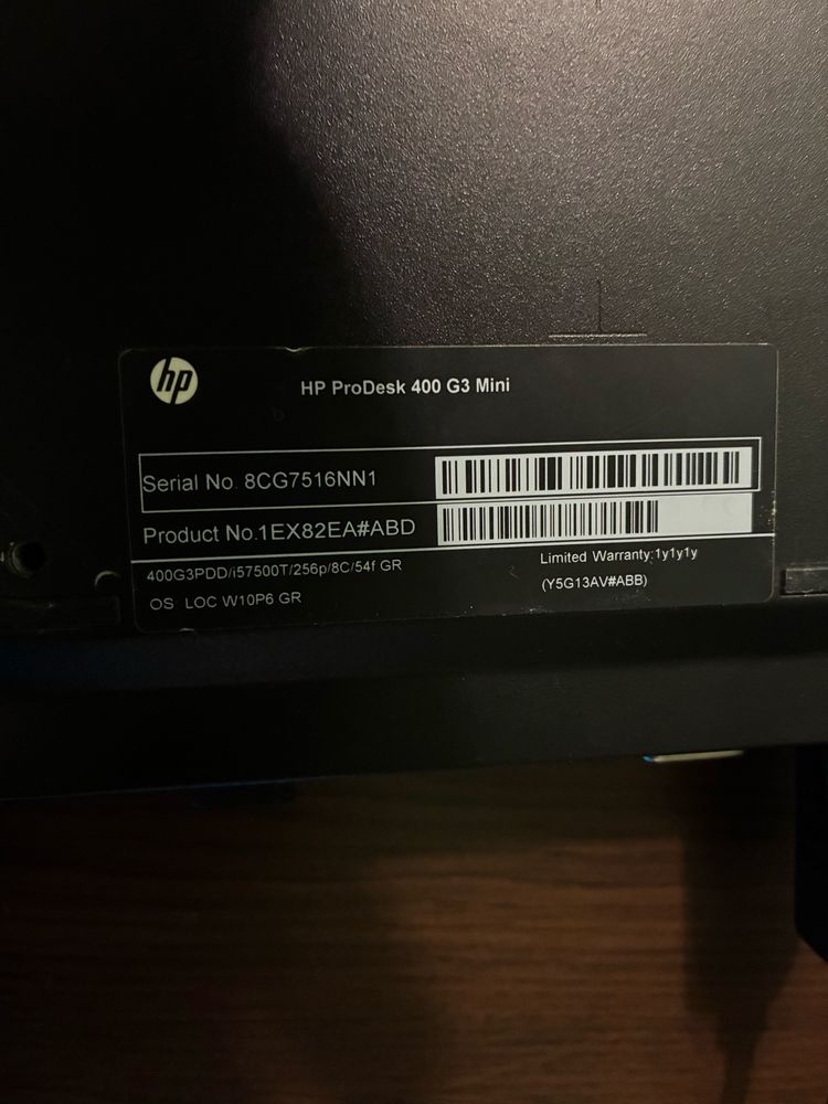 HP ProDesk 400 G3 Mini – 16GB RAM, SSD, Windows 11 Pro