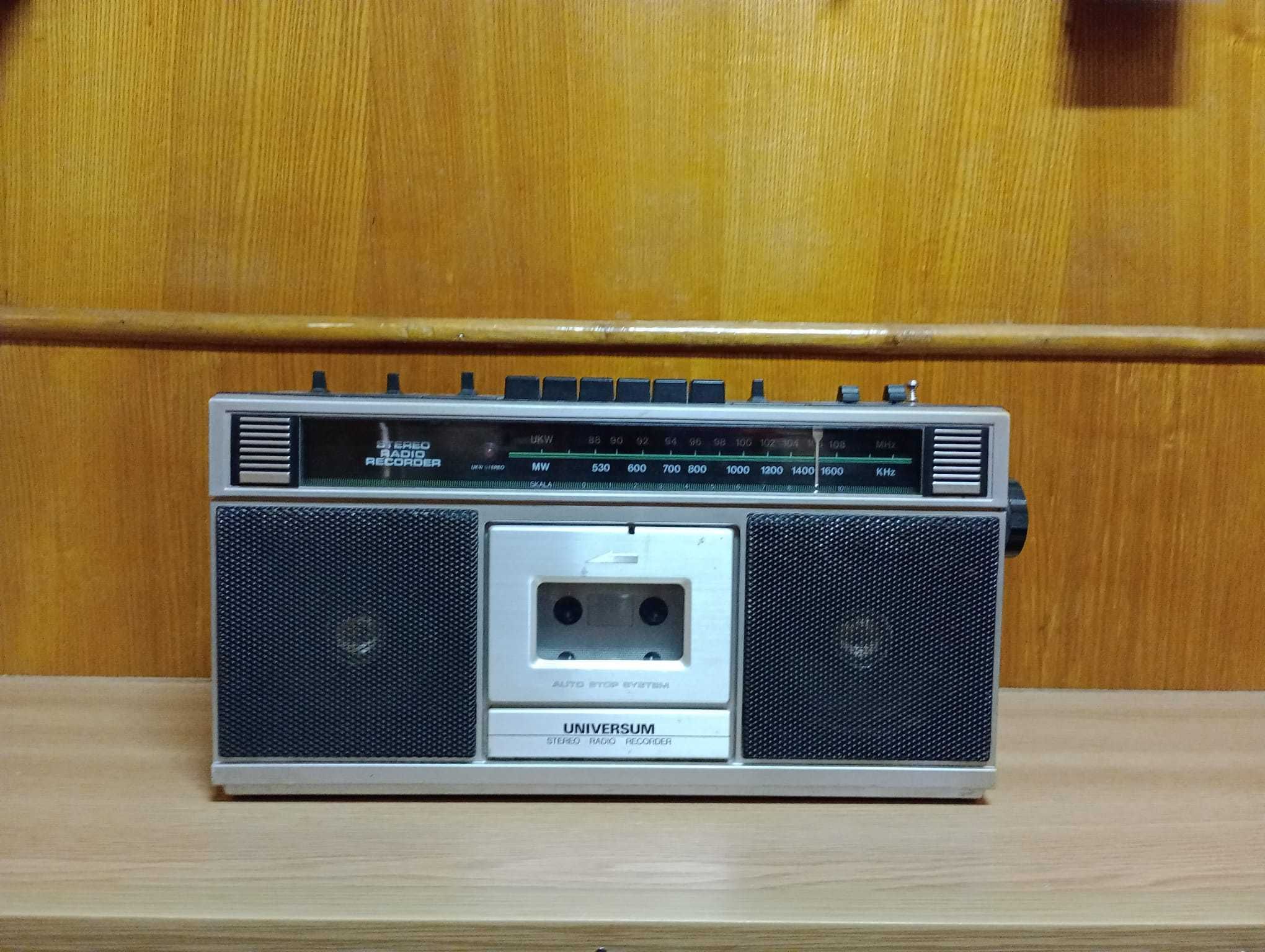 Colectie boombox anii '80 Sanyo VEF Aciko Universum Vega Tento