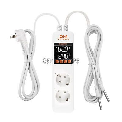 Termostat digital Pymeter cu 2 senzori pentru reptile, acvariu, terari