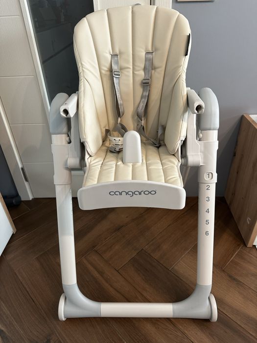 Столче за хранене Cangaroo - I Eat, бежов