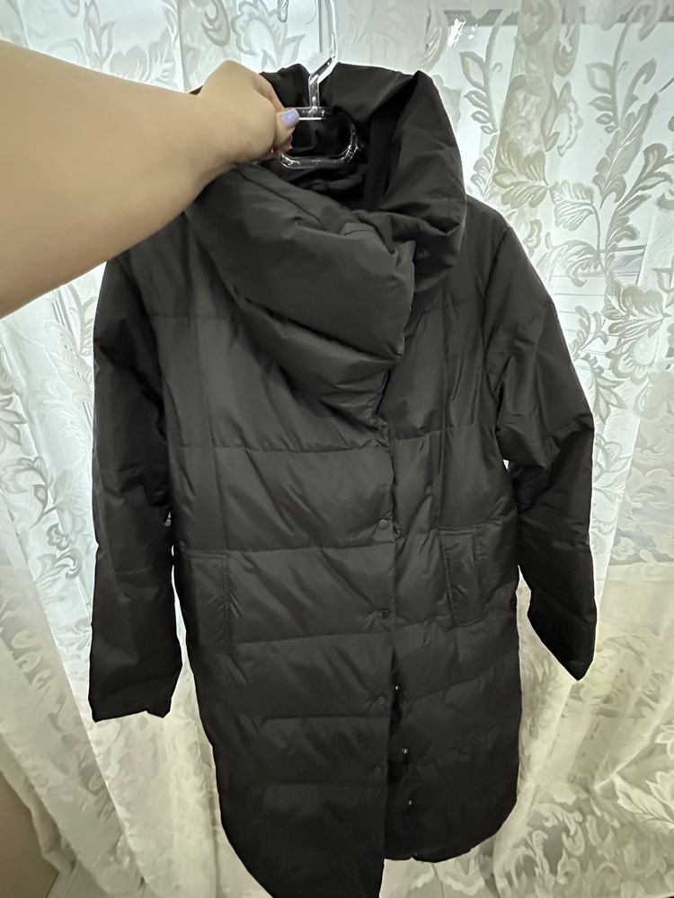 Куртка пуховик зимняя оверсайз до 50 размера