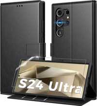 Кожен Калъф Тип Тефтер за Samsung Galaxy S24 | S24+ | S24 Ultra