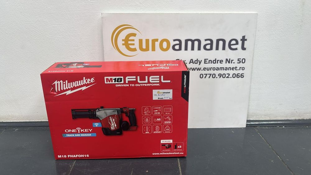 Ciocan rotopercutor 16 mm SDS-PLUS M18 FUEL(TM) cu extractor de -A-