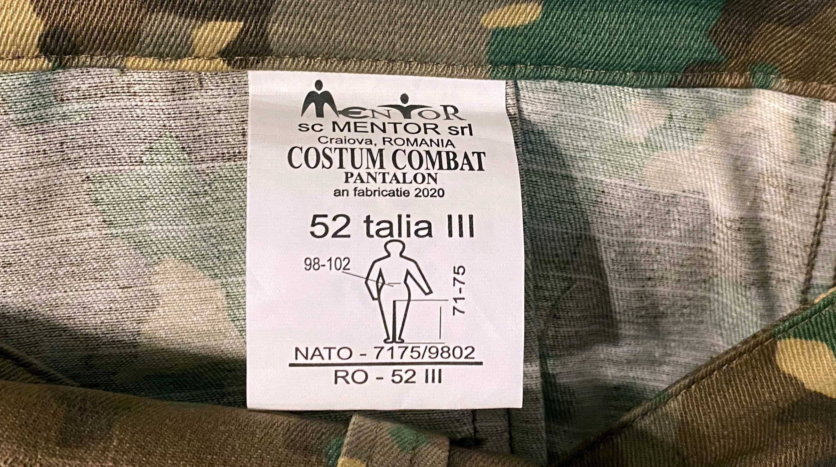 Pantalon Combat armata tactici - noi - marimi 52 cu 3 si 52 cu 2