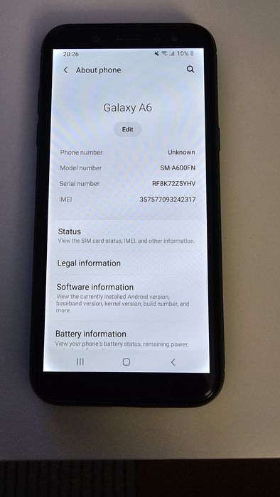 Samsung Galaxy A6