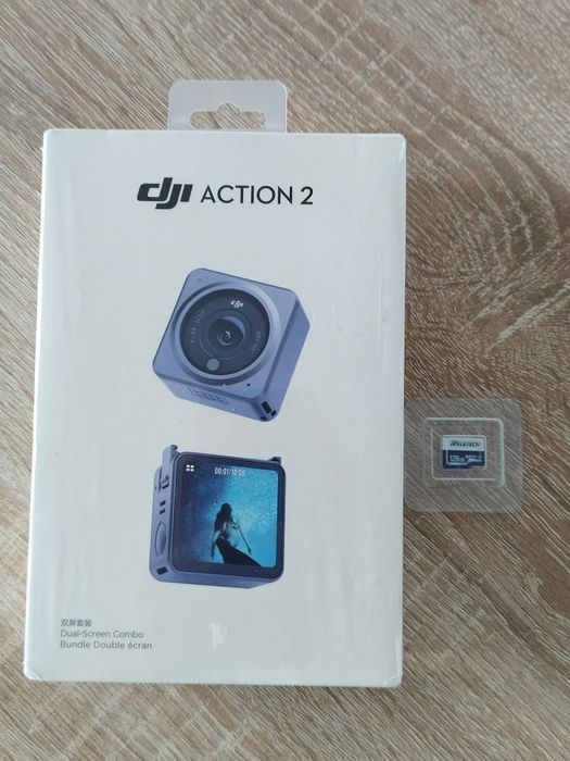 Dji action 2 Dual-Screen Combo+sd card 128gb
