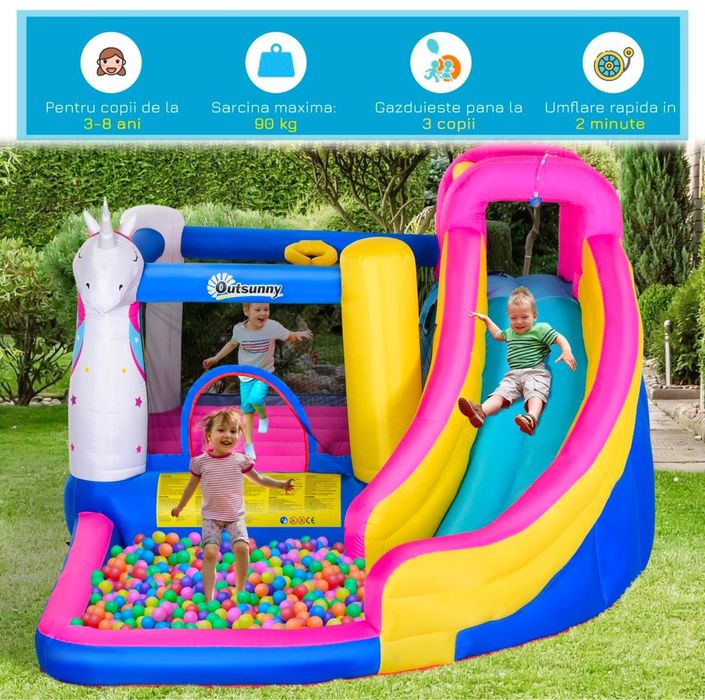 Tobogan Outsunny Unicorn