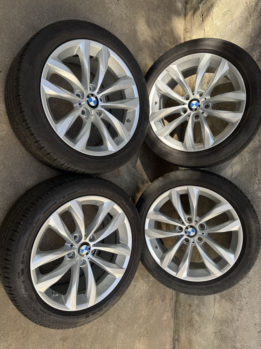 Jante 18 originale Bmw F10 anvelope vara 245/45R18 GoodYear