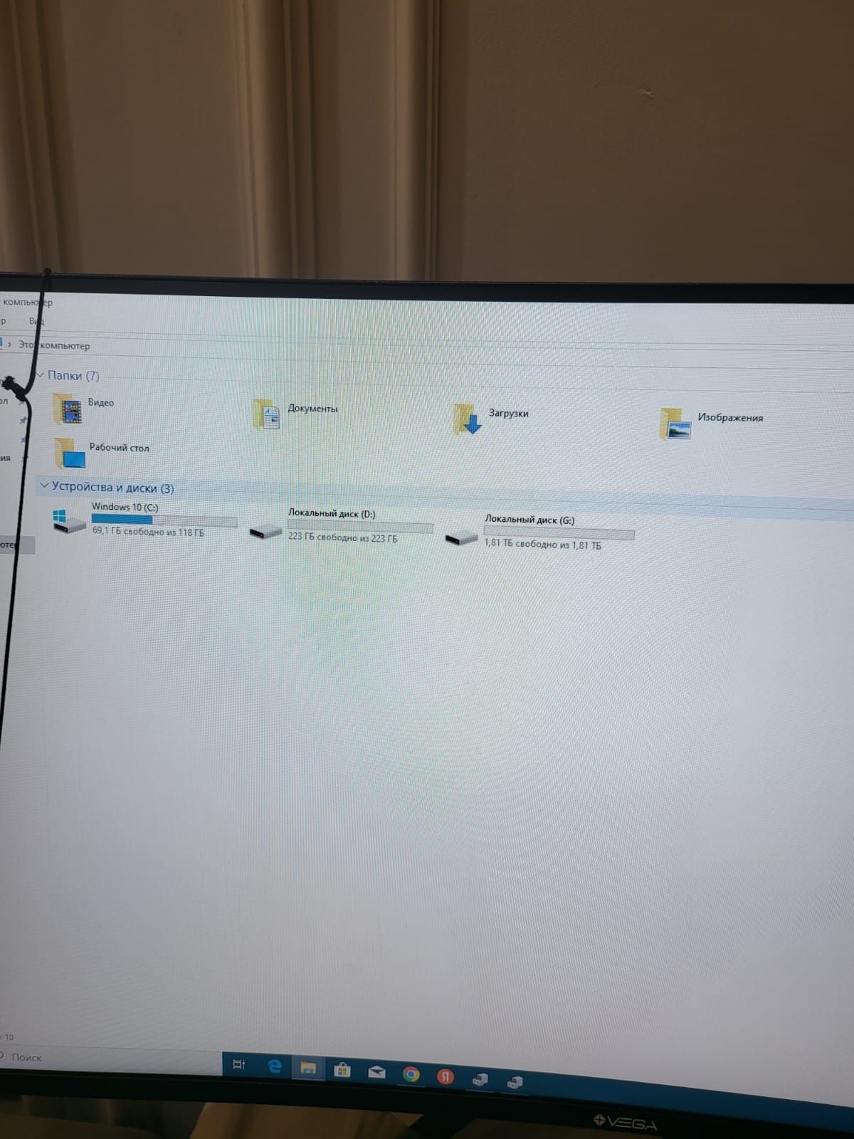 Core i5 10400, 32gb ddr4, 2tb hdd, 256ssd, 128m2 и монитор 27 vega