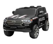 Masinuta electrica cu roti EVA scaun  piele Toyota Landcruiser Police