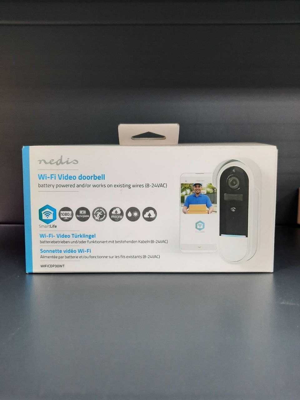 Nedis Smartlife WIFICDP30WT Video Door Intercom - Cod 75760