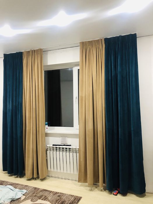 Шторы и тюль продаю срочно