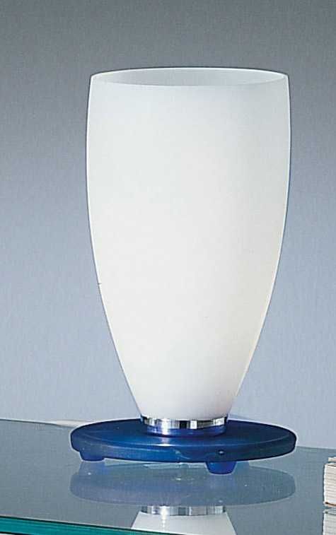 Настолна лампа с метална основа и стъкло