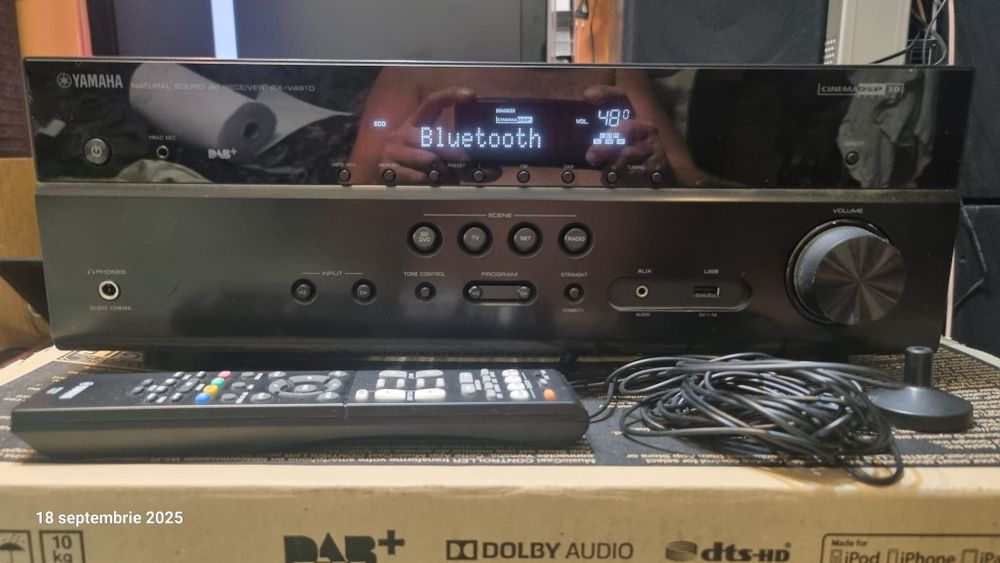 Receiver 5.1 Yamaha rx-v481d, bluetooth,wi-fi