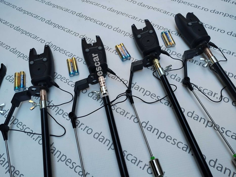 Set 4 Avertizori WINDBLADE 616 +4 swingere MKM2 cu iluminare si 4 Tije