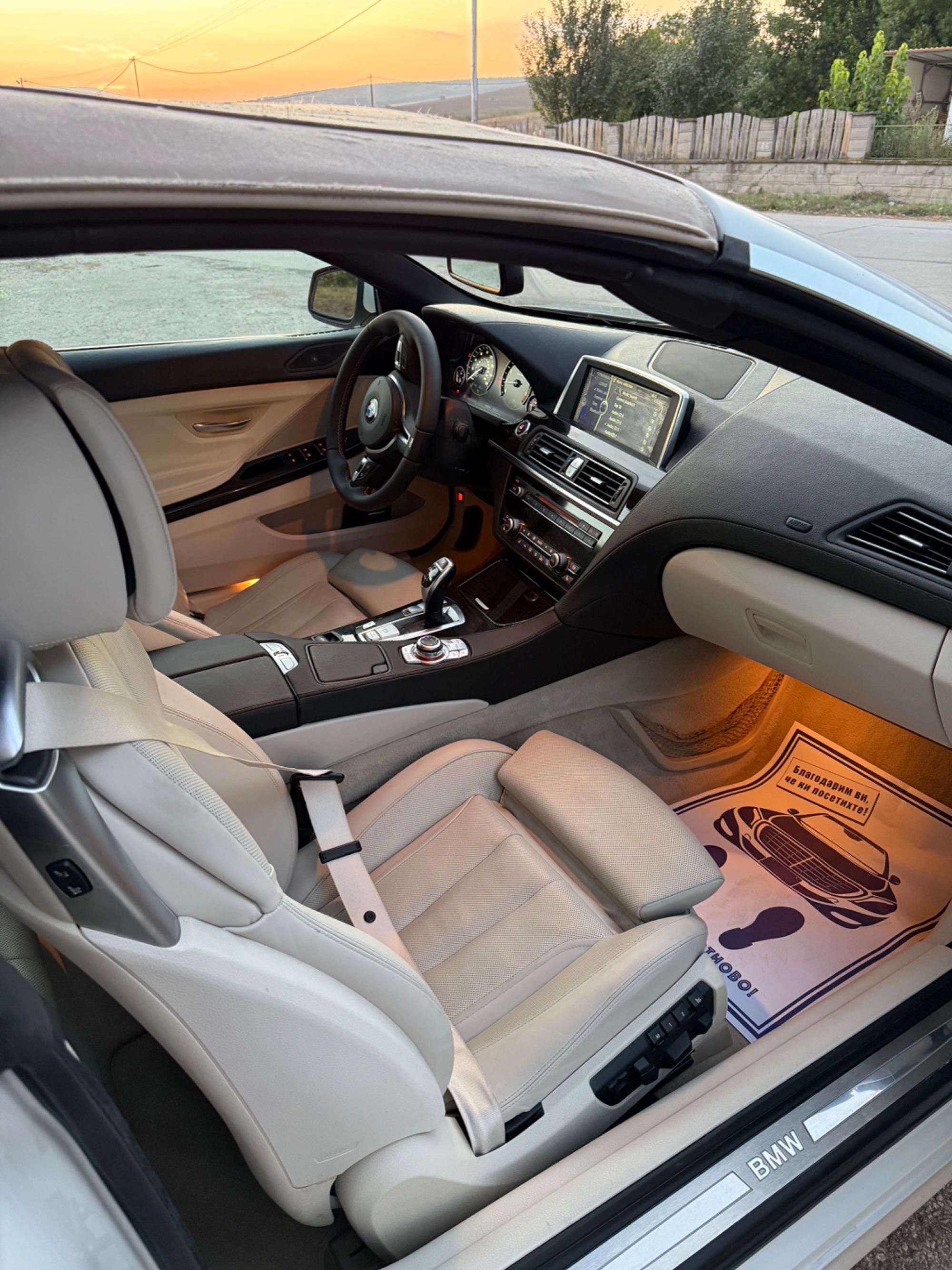 BMW 650i V-8 Twin Turbo White Pearl