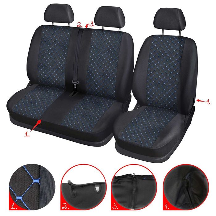 Тапицерия Капитоне за Citroen Jumper 2006 -2020/ Ситроен Джъмпер 2+1