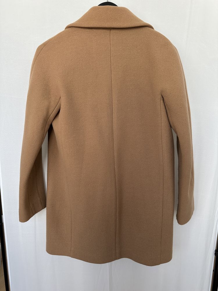 Palton lana mediu Massimo camel