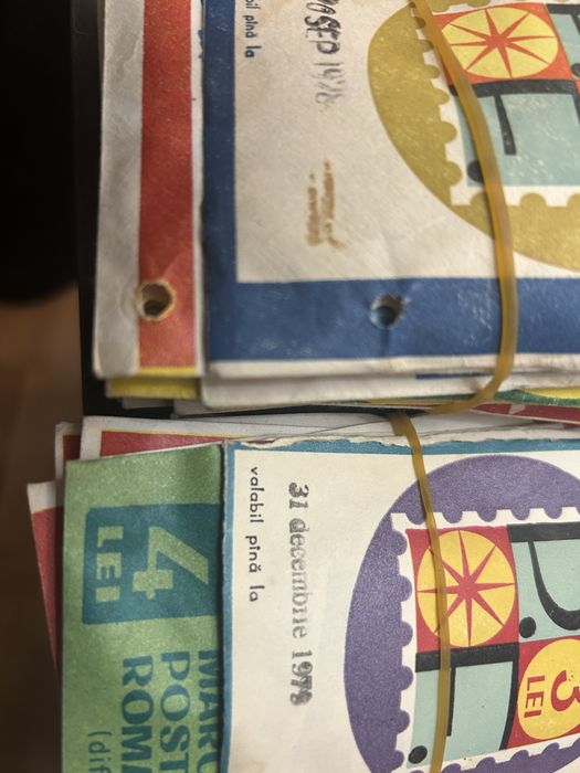 Lot 50 plicuri cu timbre romanesti