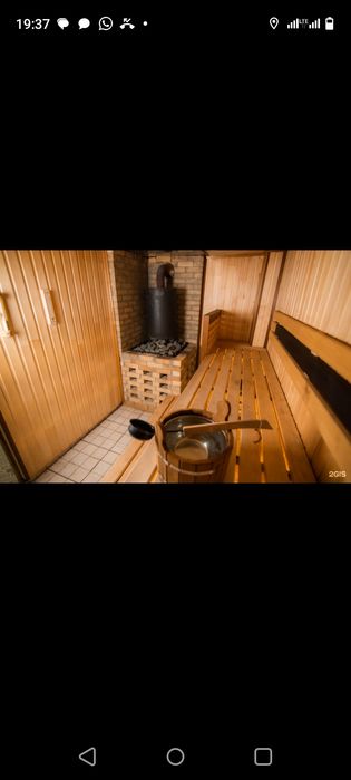 Сауна -Баня на дровах час от 5000,  бассейн,мангал, караоке