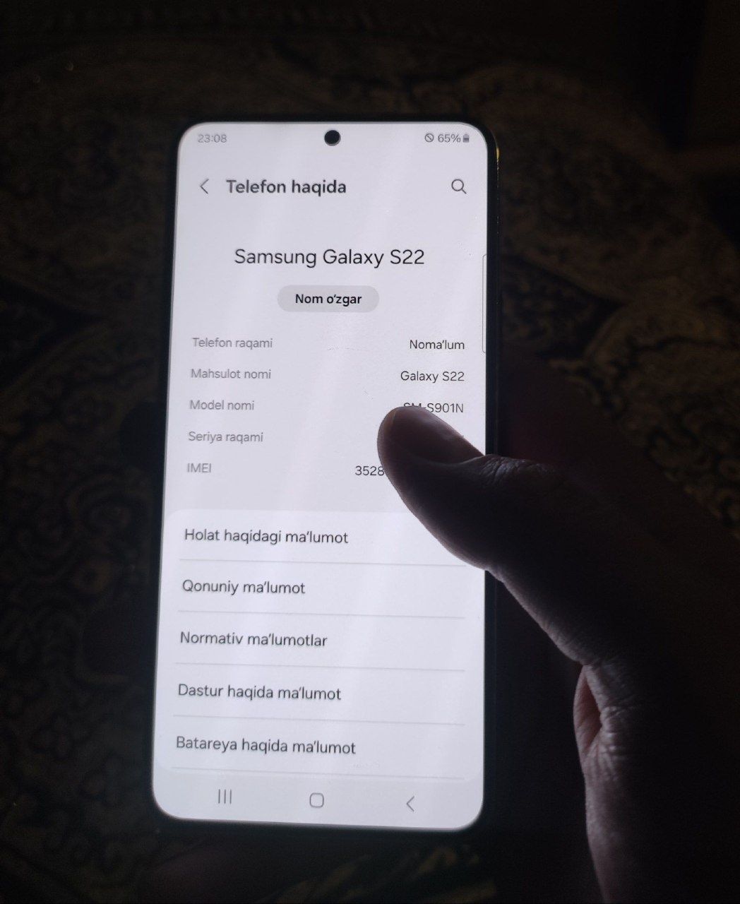 Samsung s22 256gb