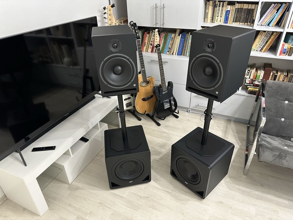 Monitoare studio Prodipe V3 - 8 inchi + 2 Subwoofere Esi 10 inch