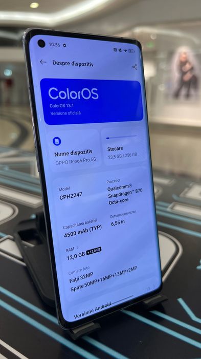 Oppo Reno6 Pro 5G - 256GB - 12GB RAM - NOU