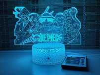подсветка с аниме "one piece", пульт 16 цветов USB
