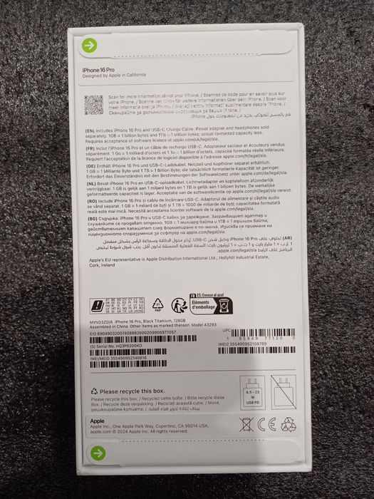 IPhone 16Pro 128GB , nou in cutie sigilata