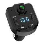 Нов Модел Блутут FM Трансмитер за кола, с Волтметър, Bluetooth