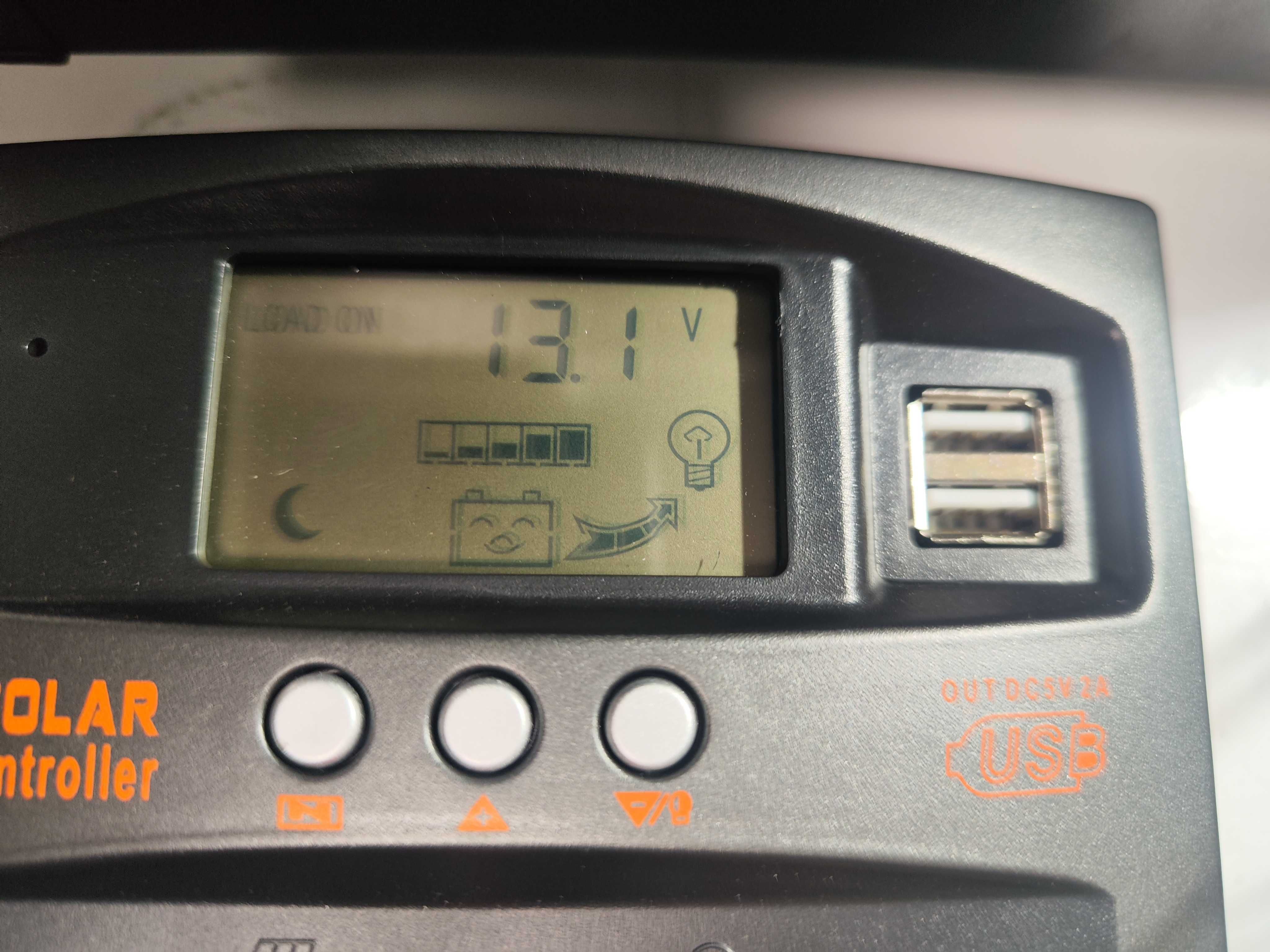 VIXKPIRR MPPT соларен контролер 100A – 12V/24V, LCD, USB, сензор