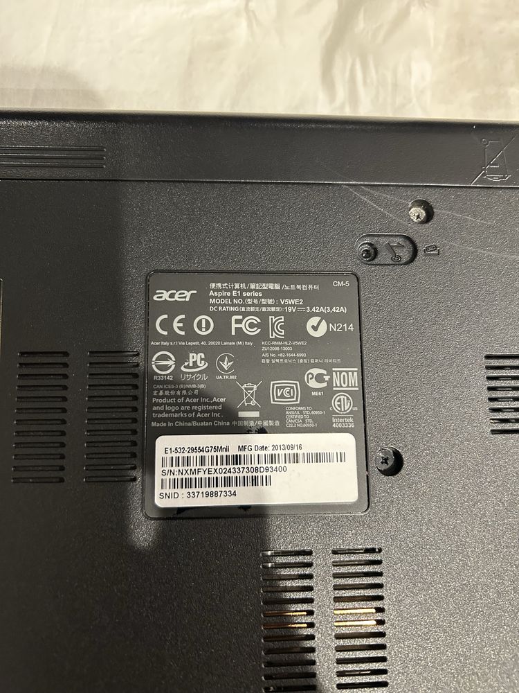 Laptop Acer Inspire