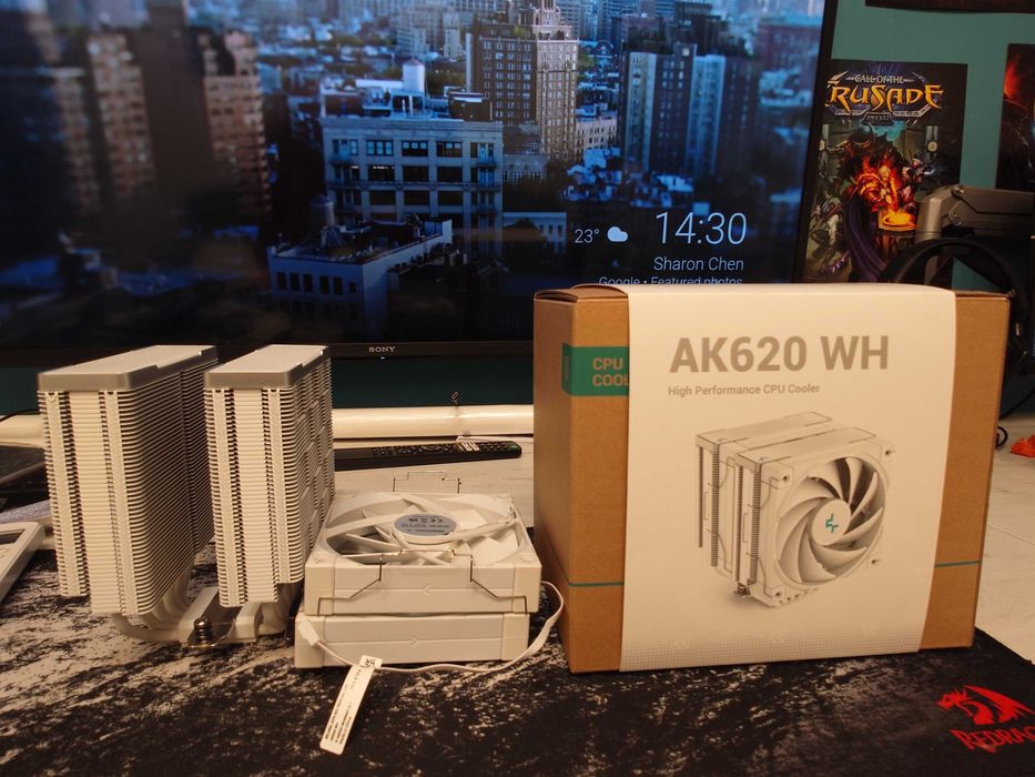 Cooler DeepCool AK620 WH, 240mm, cu aer, skt. Intel/ AMD