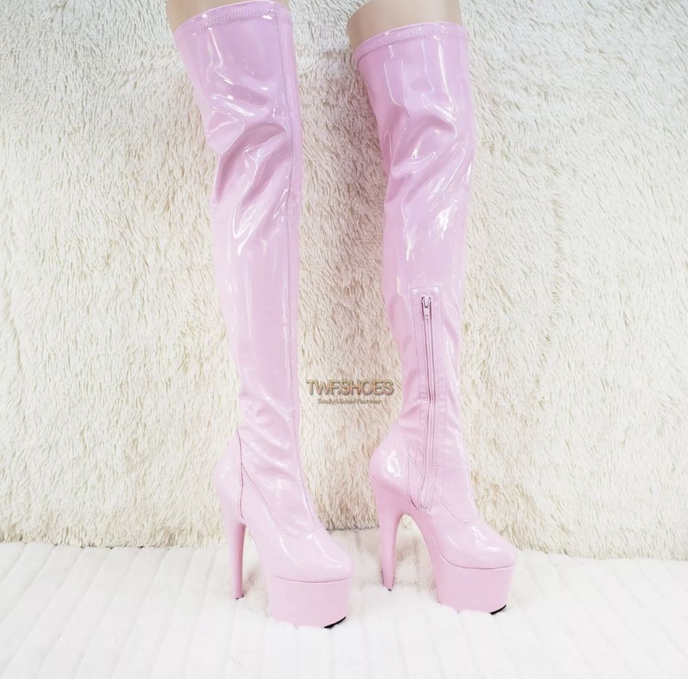 Ботуши Чизми Pleaser Adore 3000 Фетиш стриптиз танци