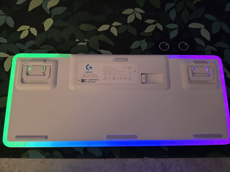 Tastatura wireless Logitech G715, alba, US INTL layout, tactile, RGB