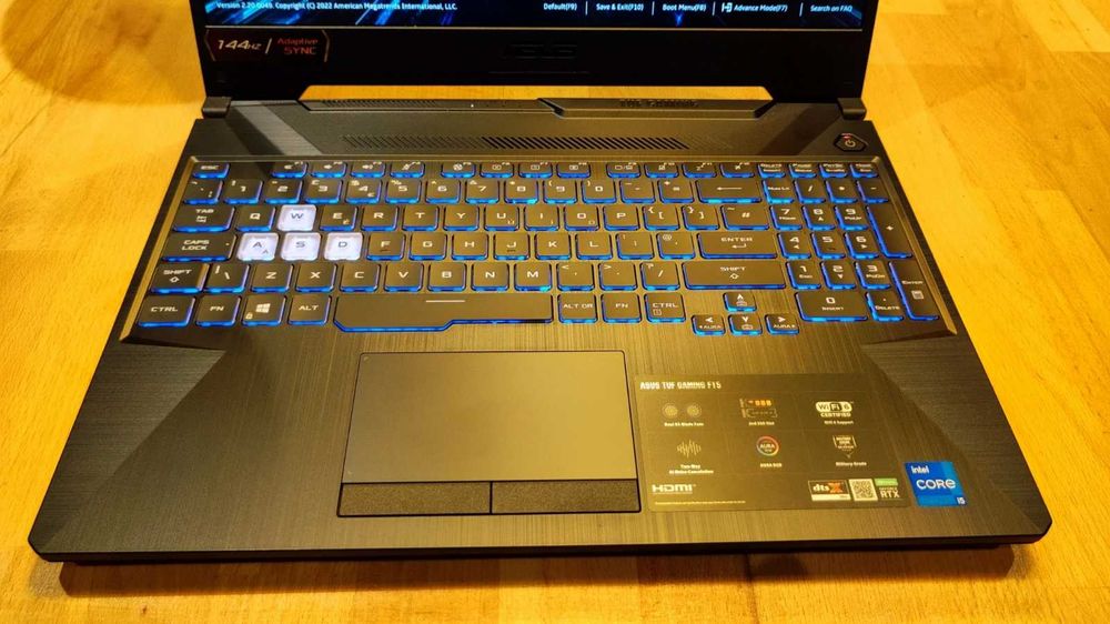 Laptop Gaming ASUS TUF F15 11400H 32Gb NVIDIA RTX 3050 Ecran 144Hz