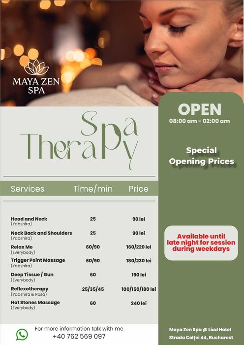 masaj terapeutic si relaxare