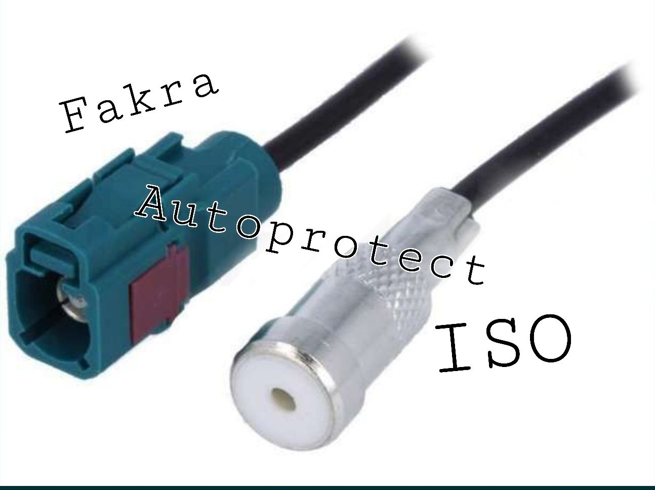 Adaptor antena Fakra la ISO / DIN Asia auto original 4CarMedia